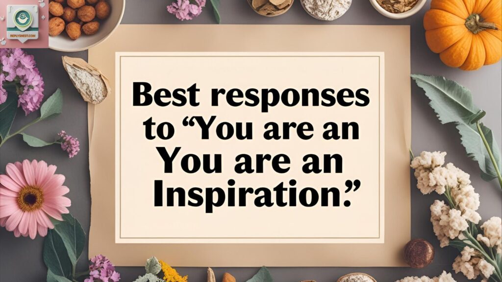 “I’m just doing my best thank you for noticing.”