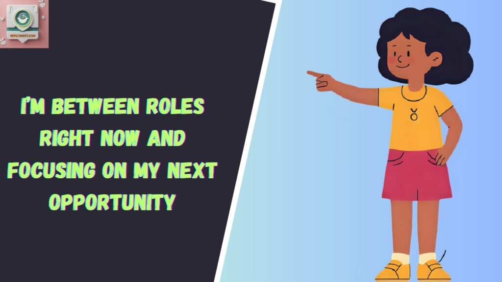 I’m between roles right now and focusing on my next opportunity