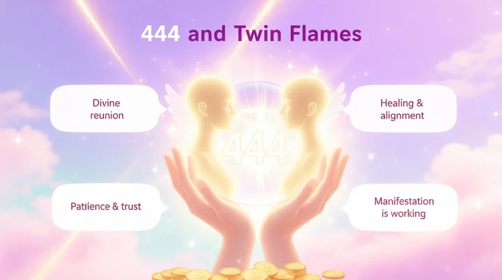 444 Meaning for Twin Flames