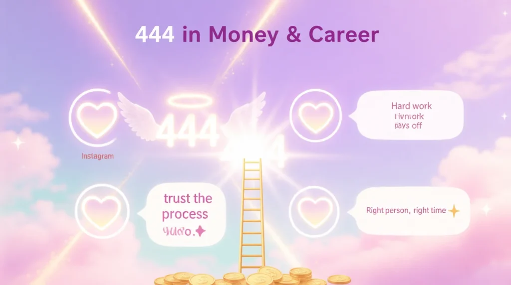 444 Meaning in Money or Career