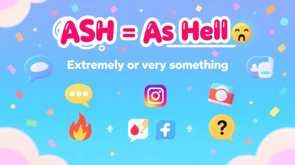ASH Mean in Text