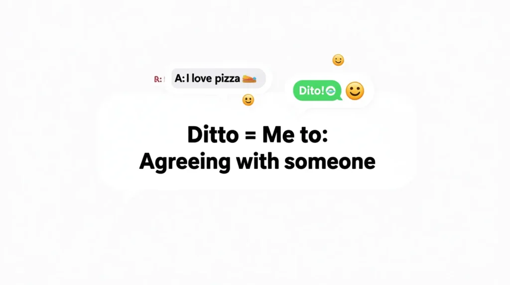 DITTO Mean in Text