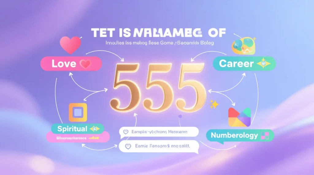 Different Meanings of 555 Angel Number