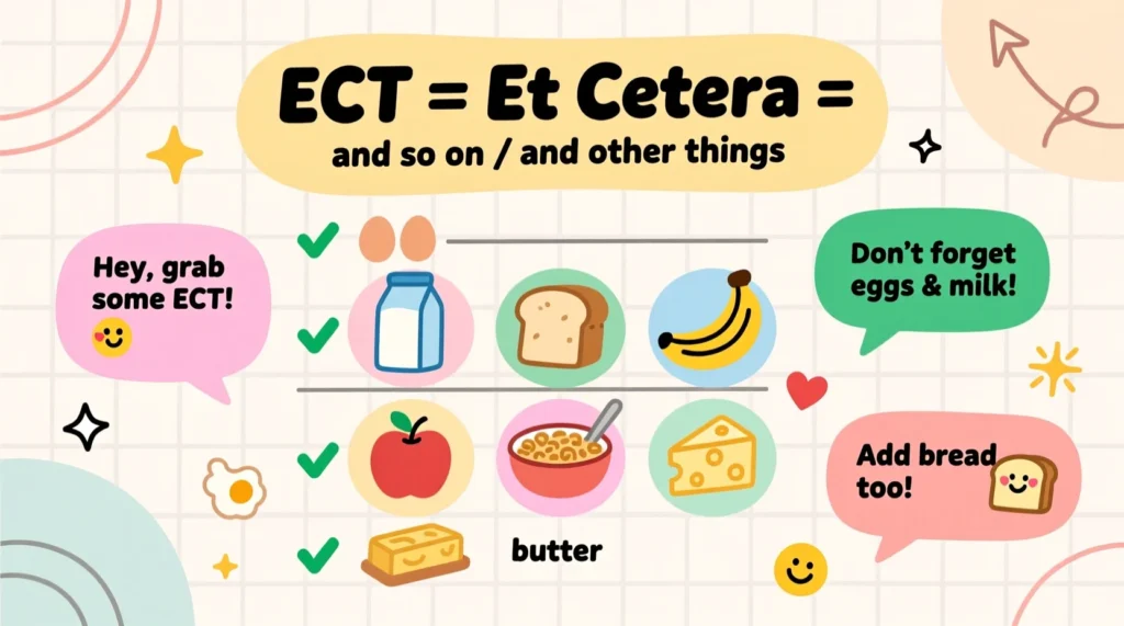 ECT Meaning in Text