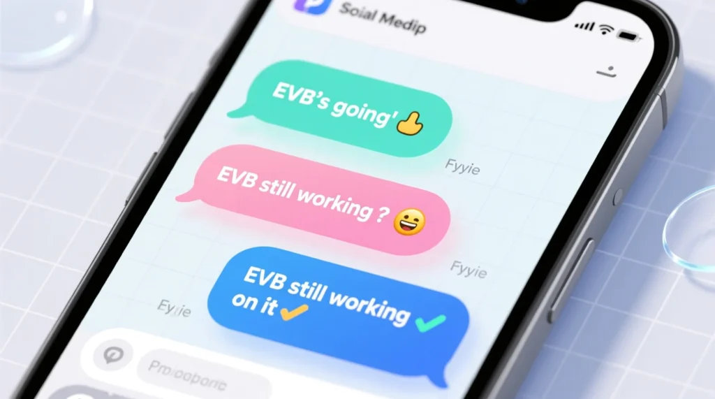 Examples of EVB in Conversation