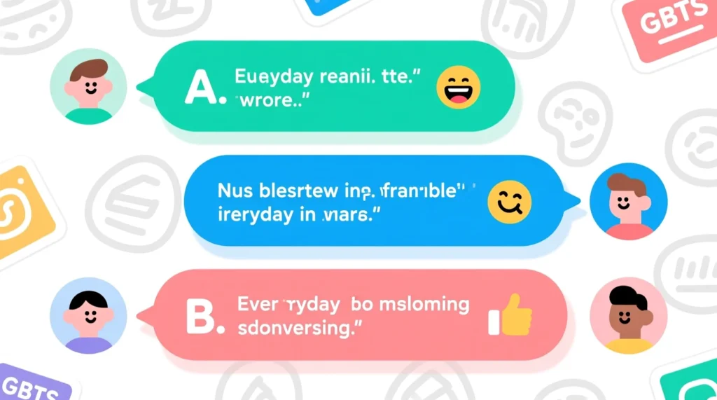 Examples of GBTS in Conversation