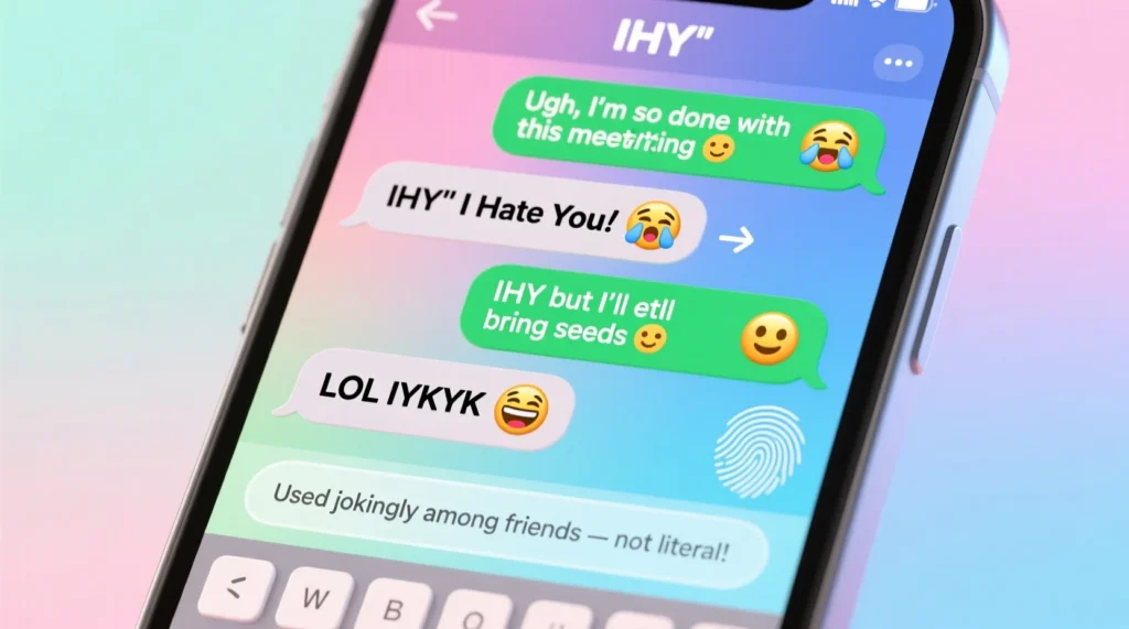 Examples of IHY in Conversation