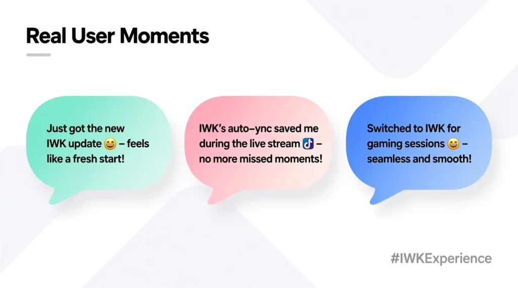 Examples of IWK in Conversation 