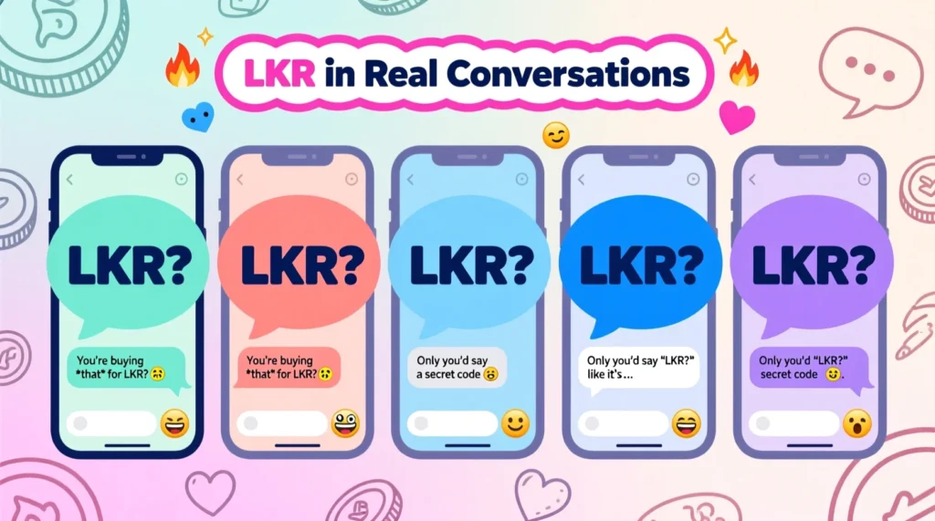 Examples of LKR in Conversation
