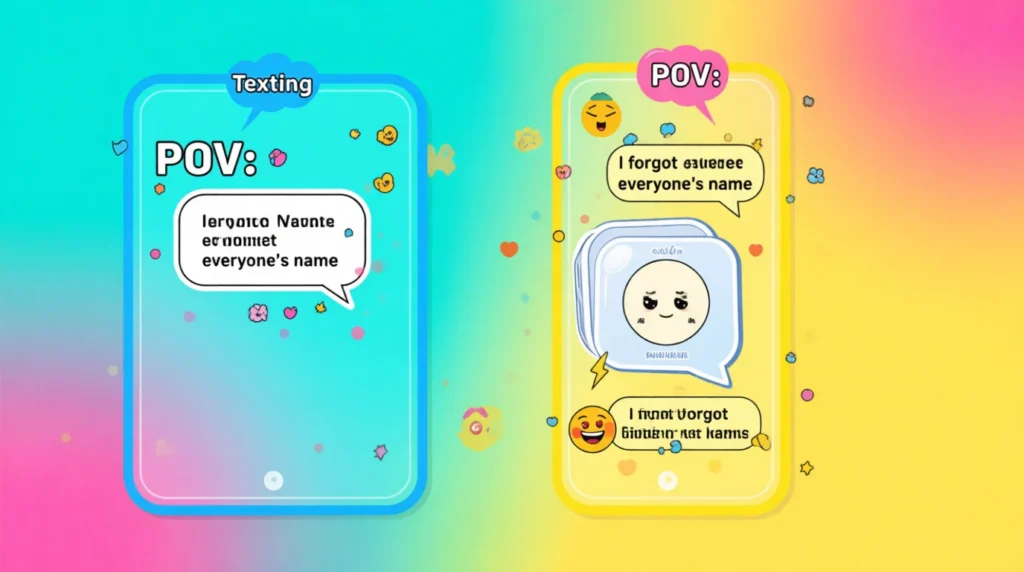 Examples of POV in Conversation