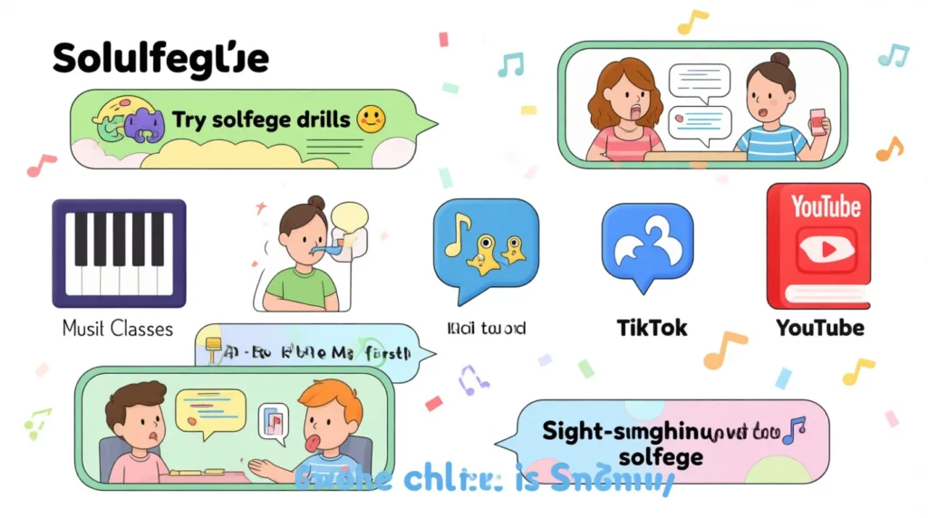 Examples of Solfege in Conversation