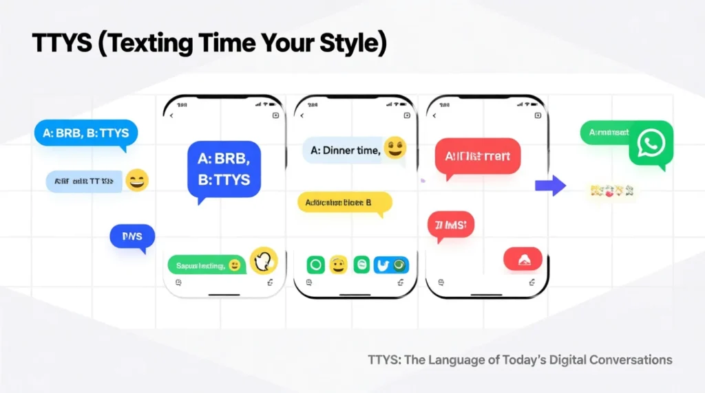 Examples of TTYS in Conversation