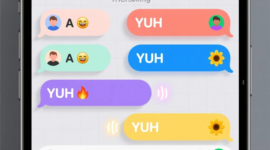 Examples of YUH in Conversation