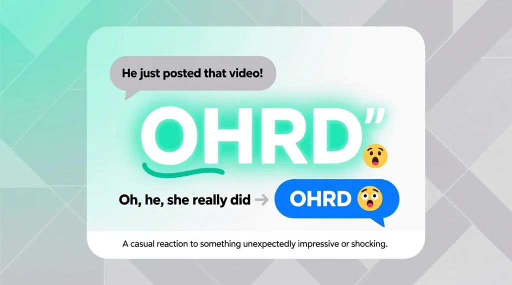 OHRD Mean in Text