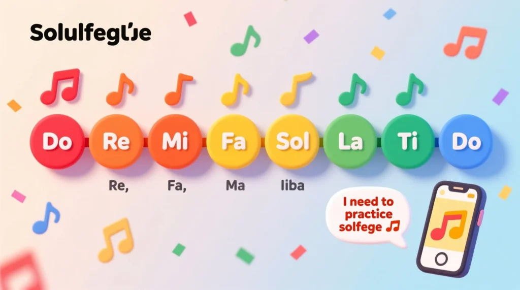 Solfege Mean in Text