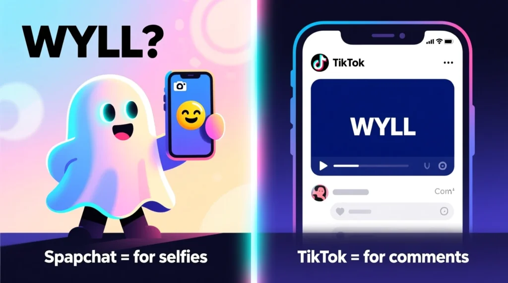 WYLL Meaning on Snapchat and TikTok