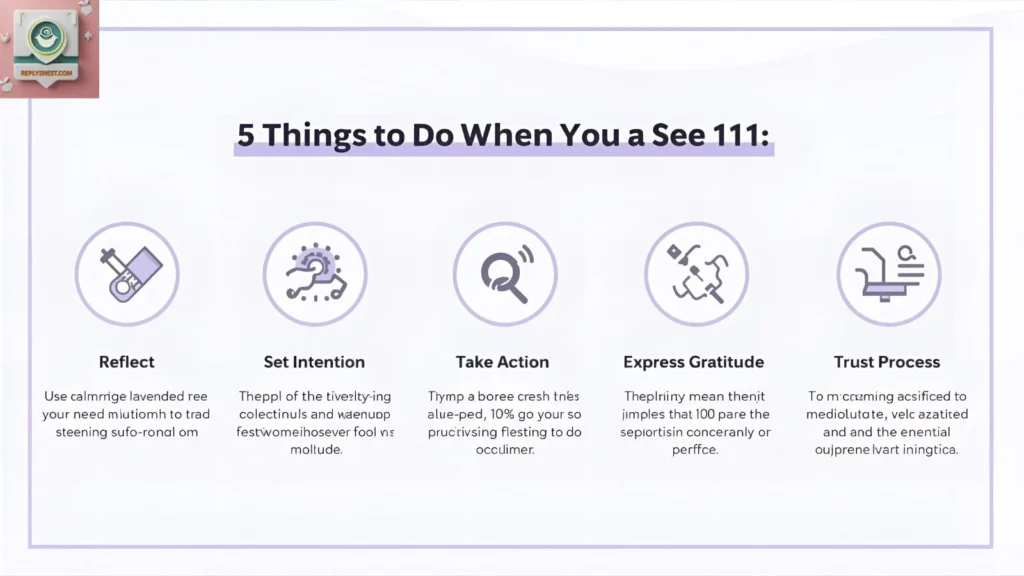 What to Do When You Keep Seeing 111