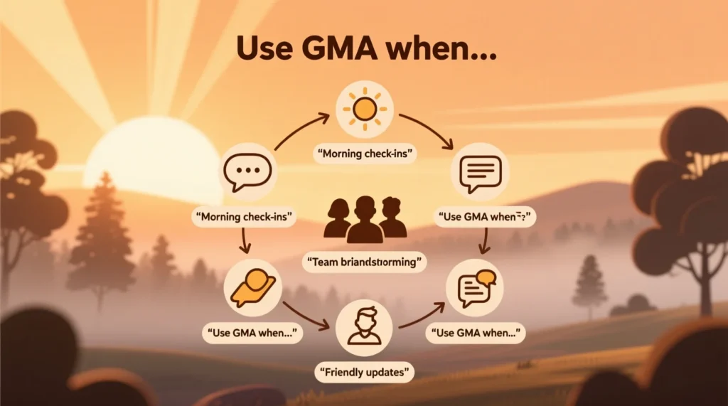 When to Use GMA