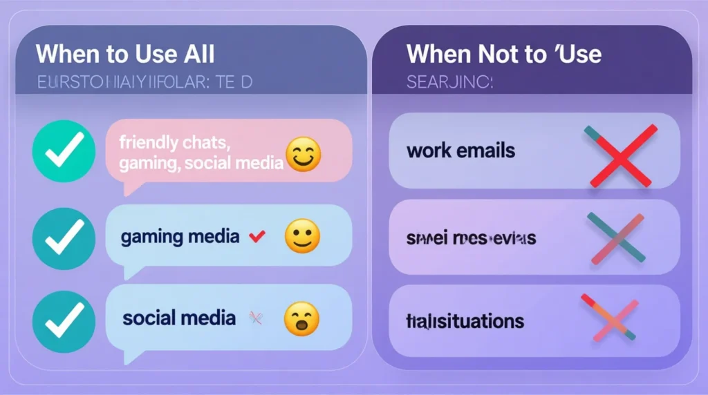 When to Use and When Not to Use AII