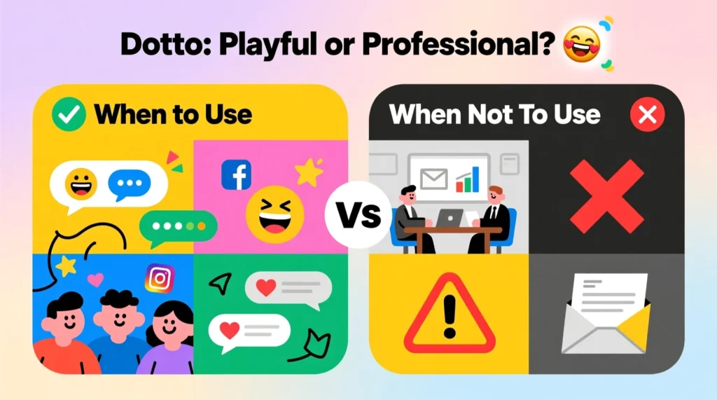 When to Use and When Not to Use DITTO