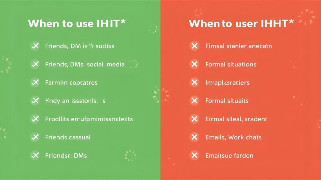 When to Use and When Not to Use IHHT
