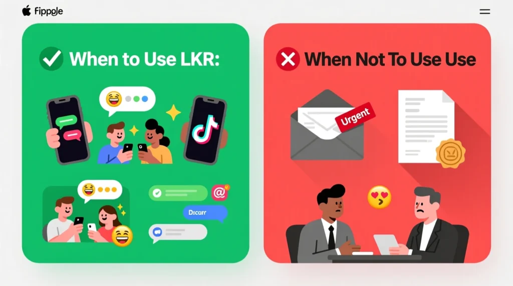 When to Use and When Not to Use LKR