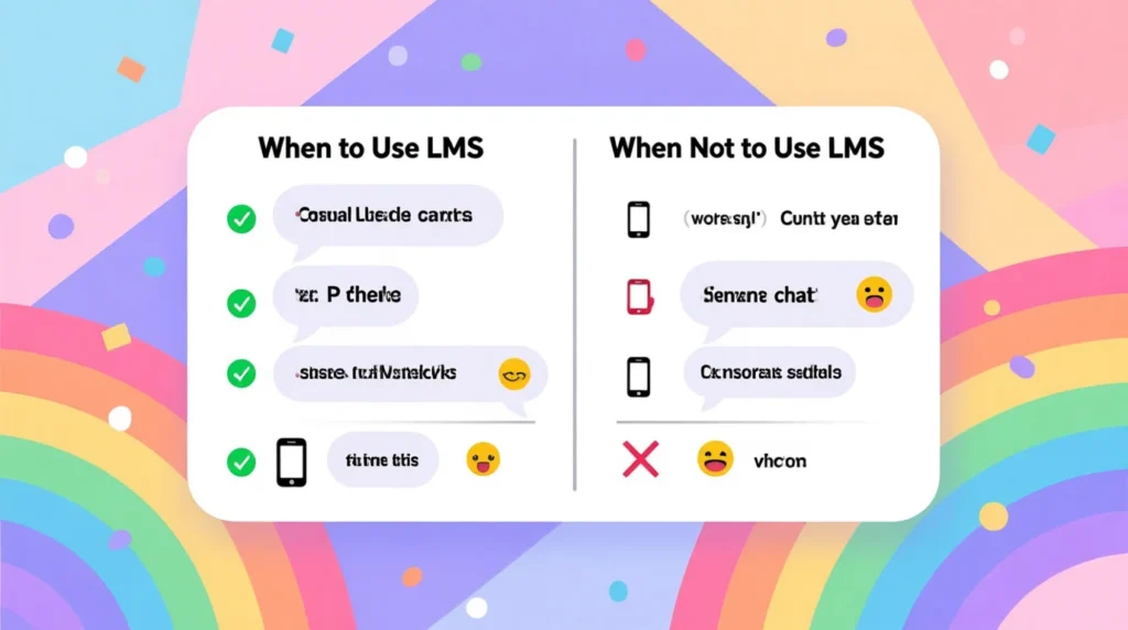 When to Use and When Not to Use LMS