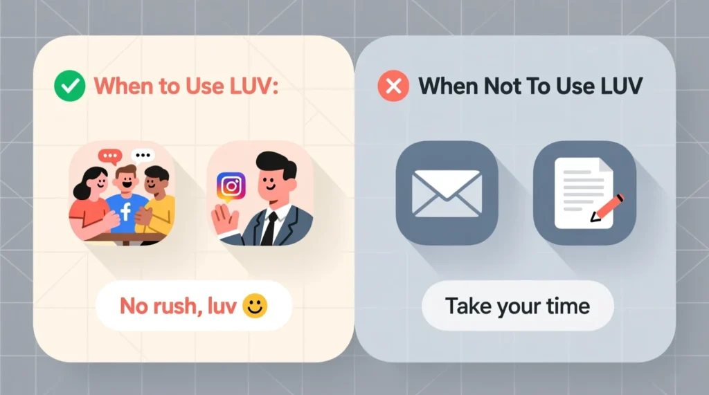 When to Use and When Not to Use LUV