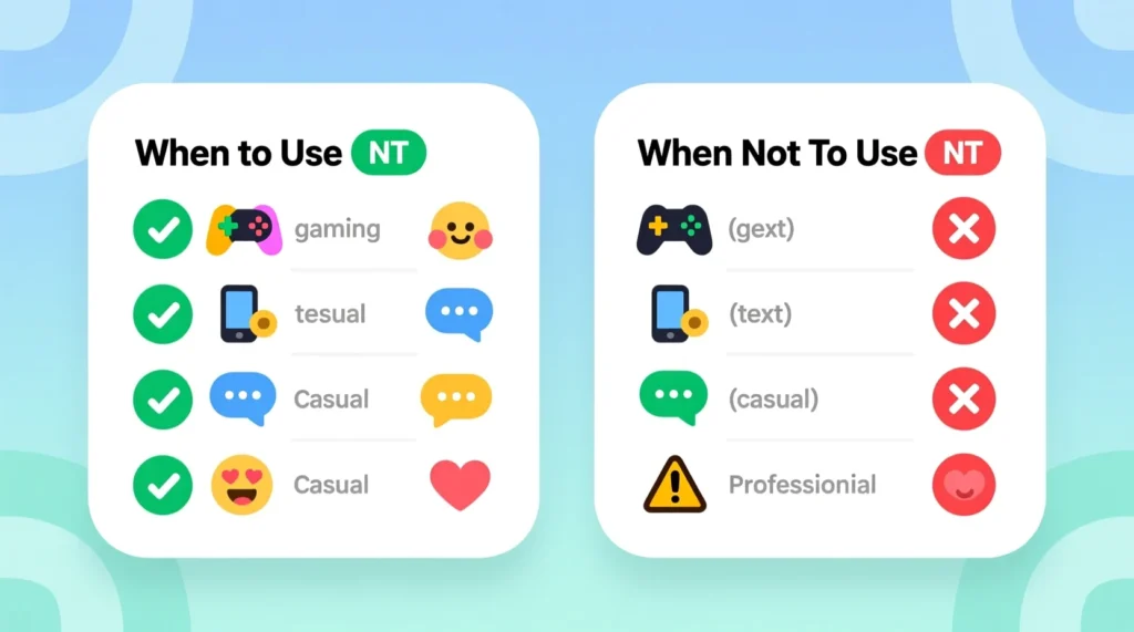 When to Use and When Not to Use NT