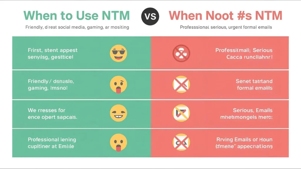 When to Use and When Not to Use NTM 