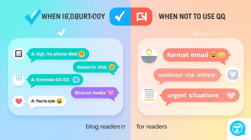 When to Use and When Not to Use QQ