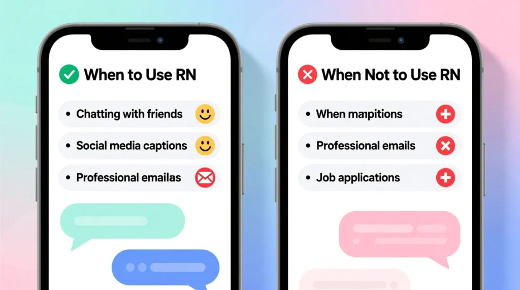 When to Use and When Not to Use RN
