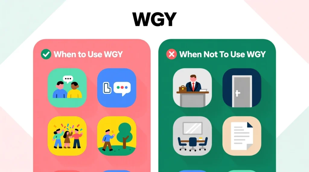 When to Use and When Not to Use WGY