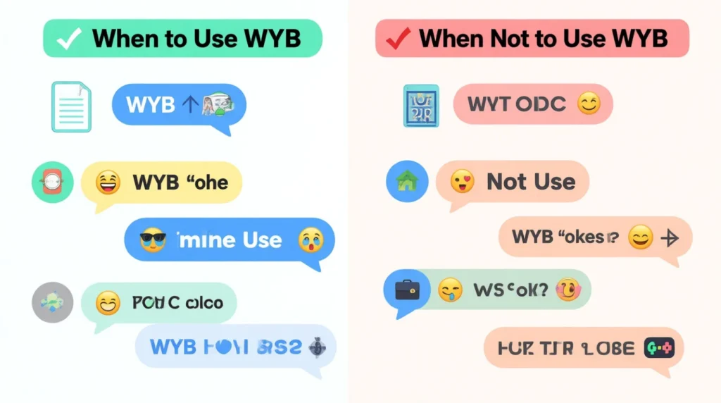 When to Use and When Not to Use WYB