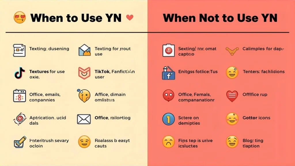 When to Use and When Not to Use YN