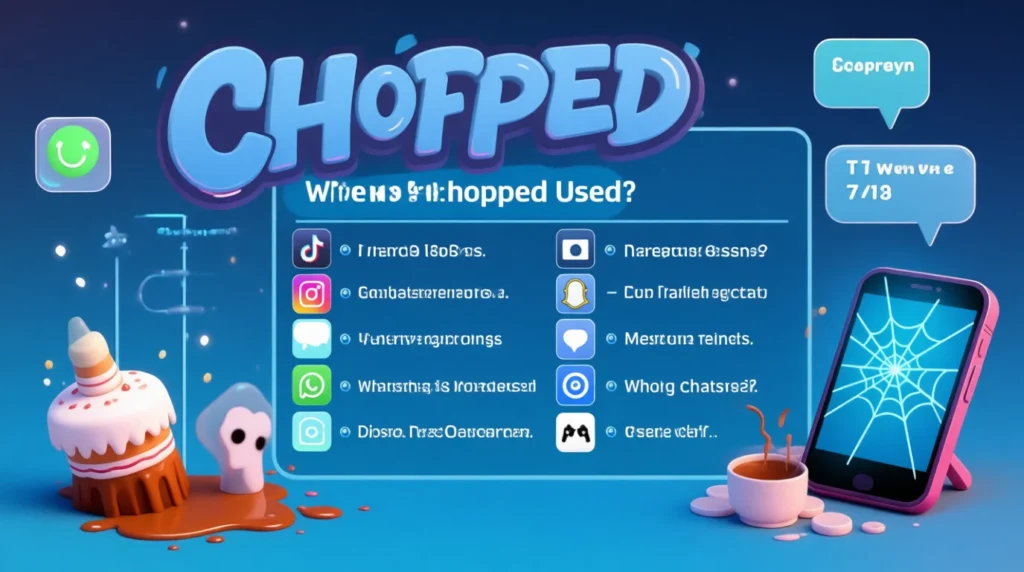Where Is Chopped Commonly Used