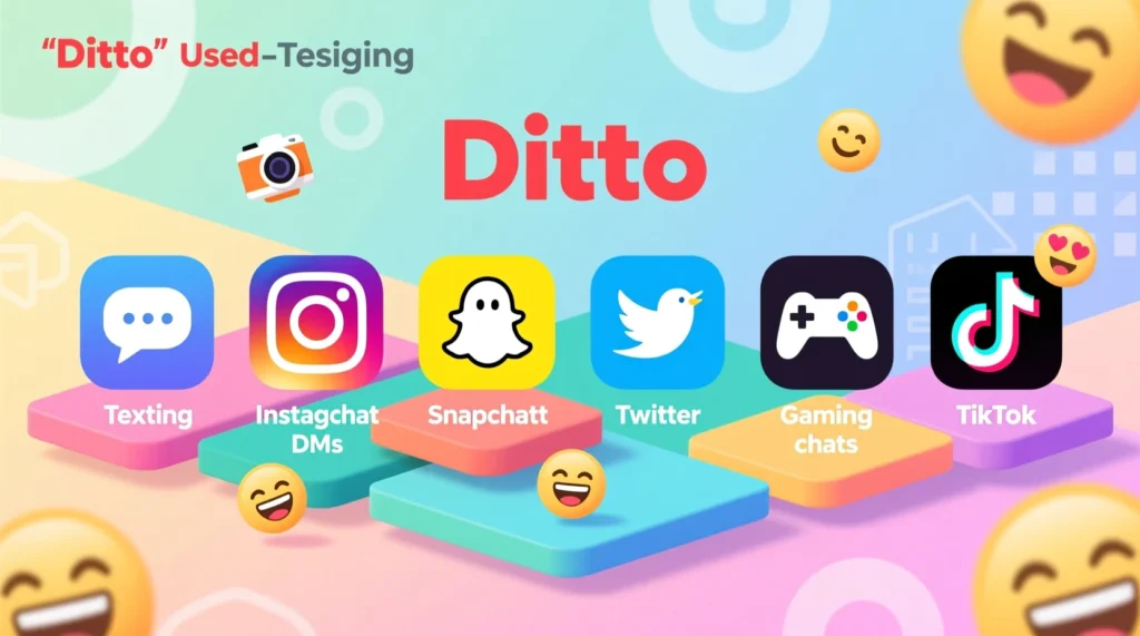 Where Is DITTO Commonly Used