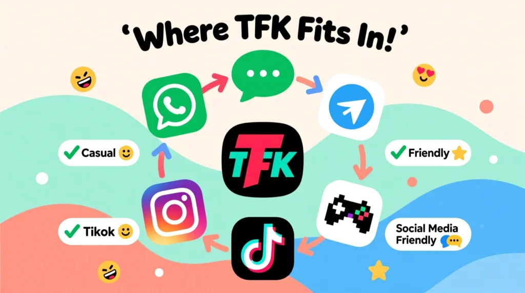 Where TFK Text Slang Is Commonly Used