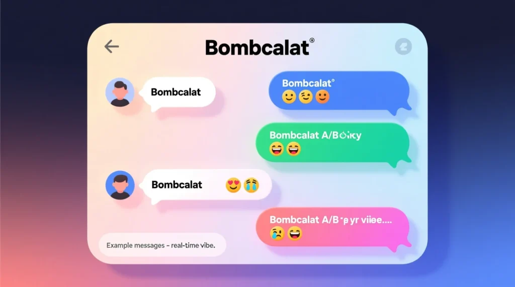 Examples of Bombaclat in Conversation 