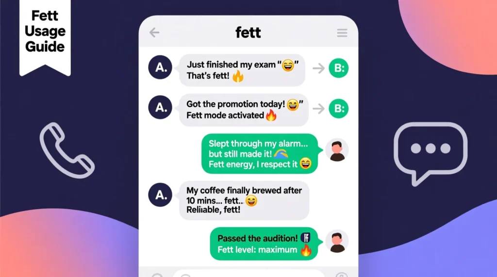 Examples of Fett in Conversation