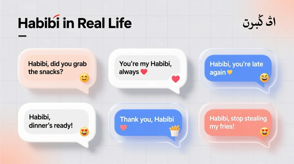 Examples of “Habibi” in Conversation