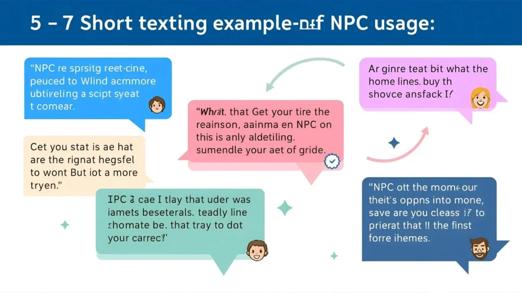 Examples of NPC in Texting and Social Media