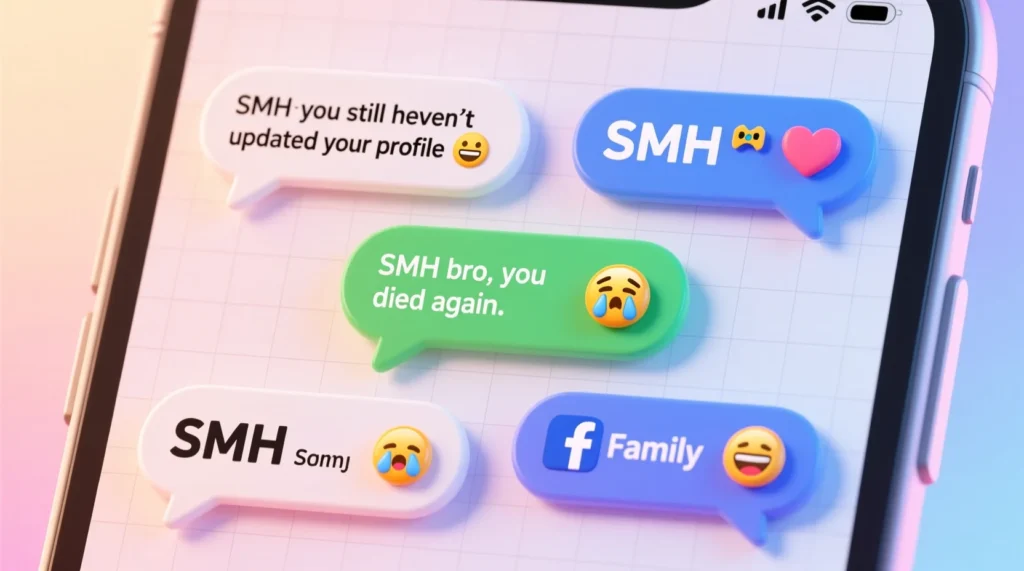 Examples of SMH in Conversation