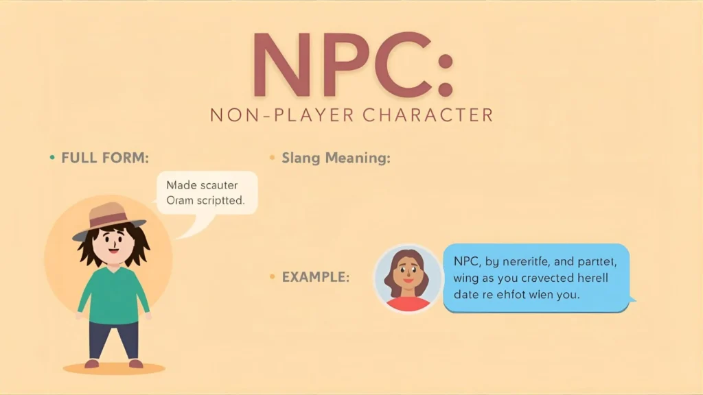 NPC Mean in Text