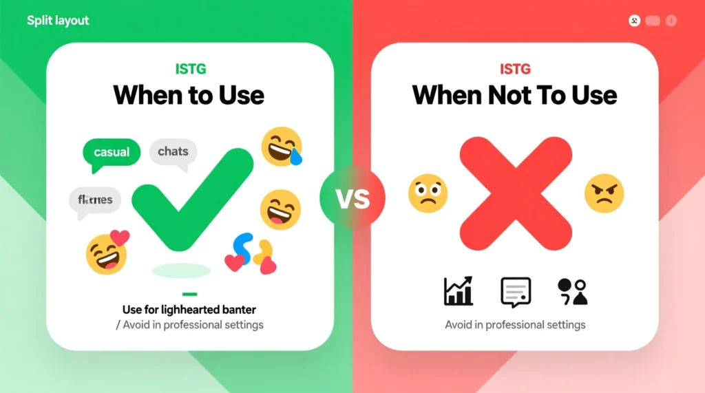 When to Use ISTG Safely