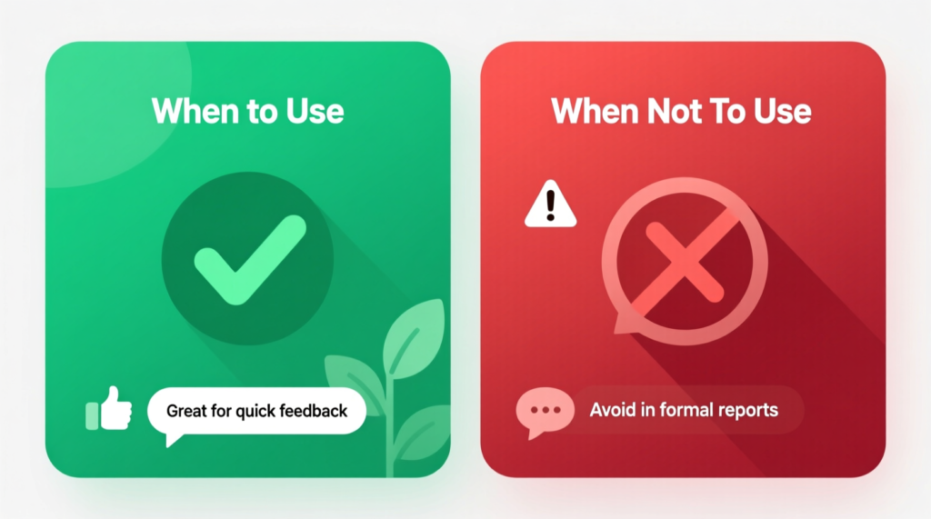 When to Use and When NOT to Use Based