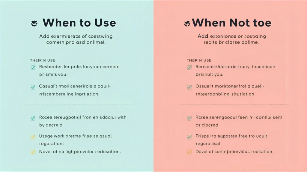 When to Use and When Not to Use 8647