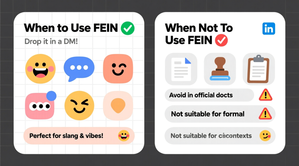 When to Use and When Not to Use Fein