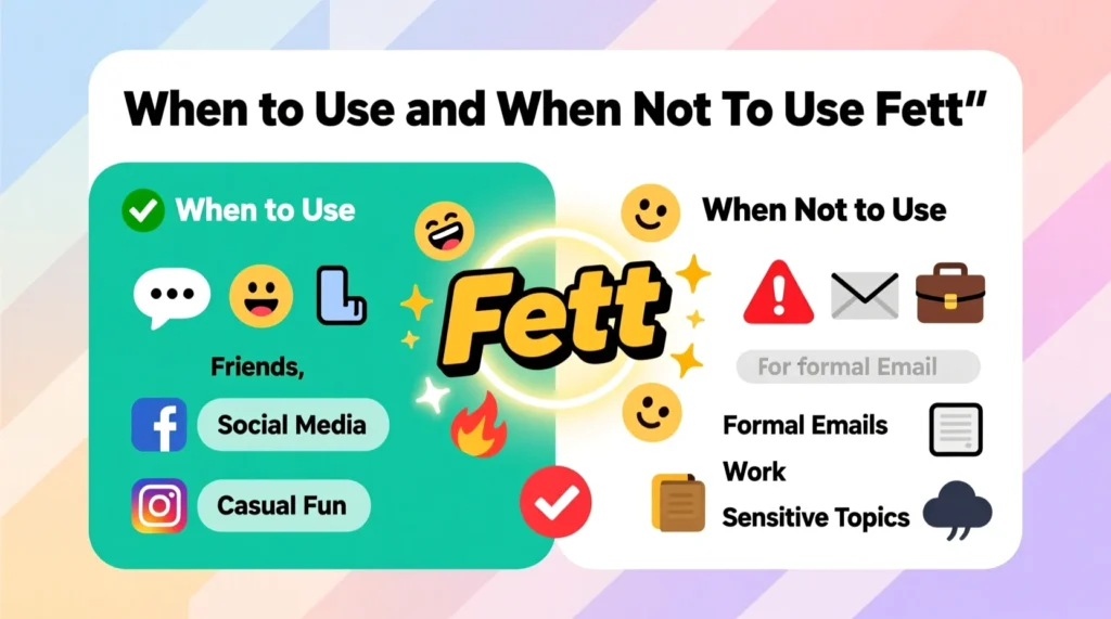 When to Use and When Not to Use Fett