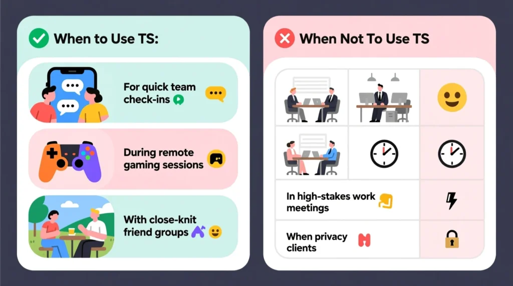When to Use and When Not to Use TS